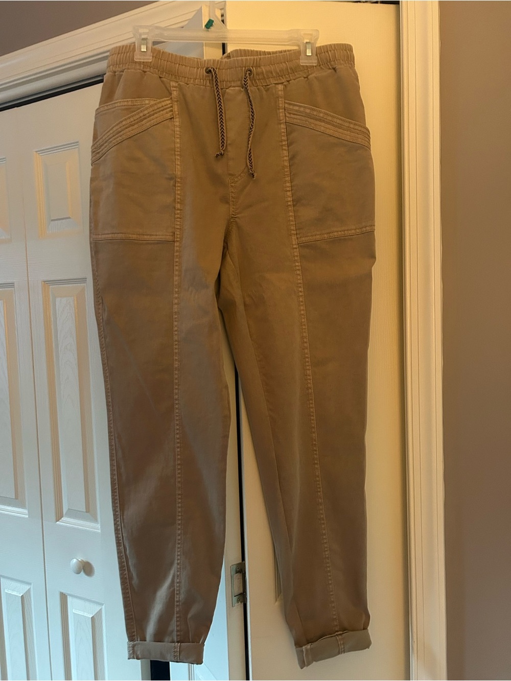 Maurice's Tan Drawstring Utility Pants